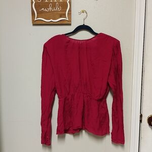 Zara Pink Open Back Top Size M